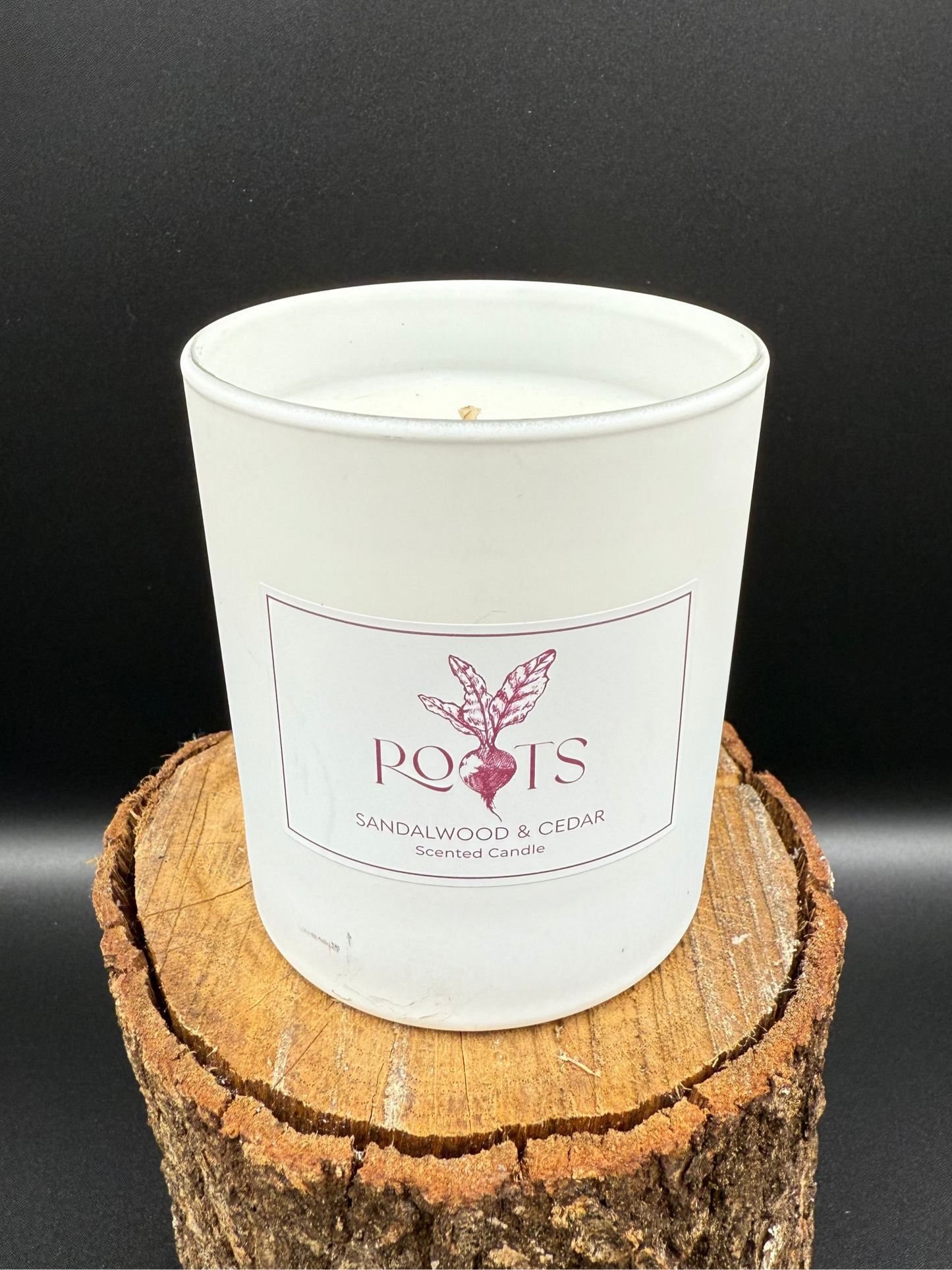 Roots Home Scented Candle - Sandalwood and Cedar