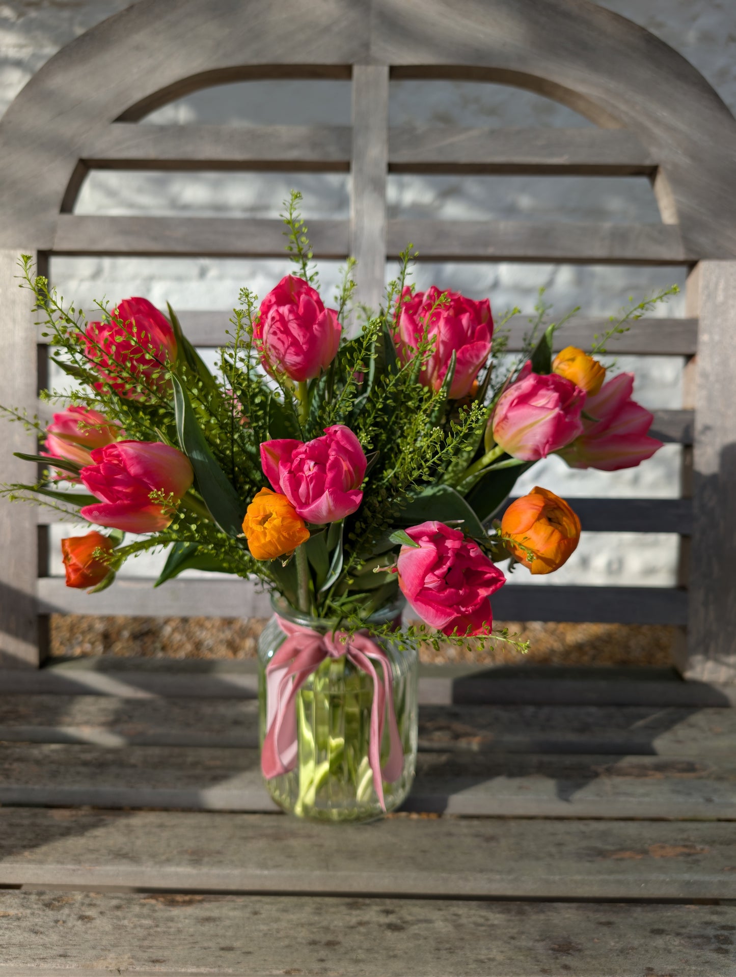 Spring Tulip Vase Arrangement